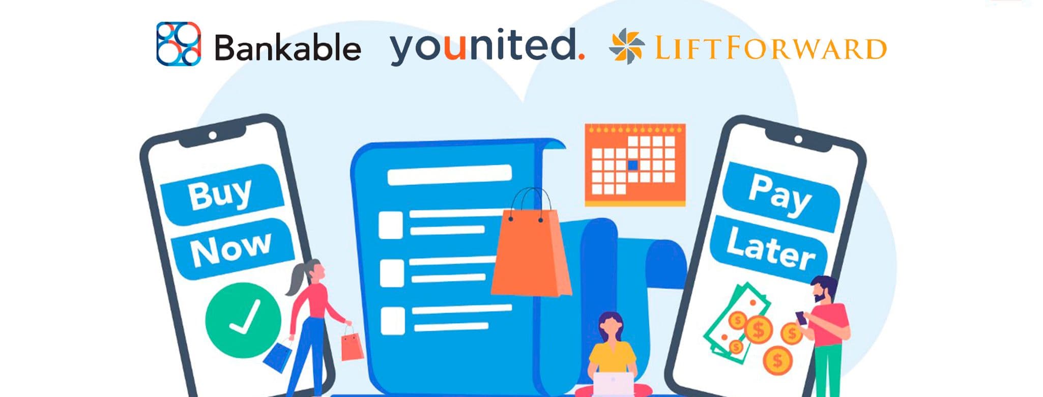 Banner BNPL e split payment in Italia: asse tra Bankable, Younited e LiftForward