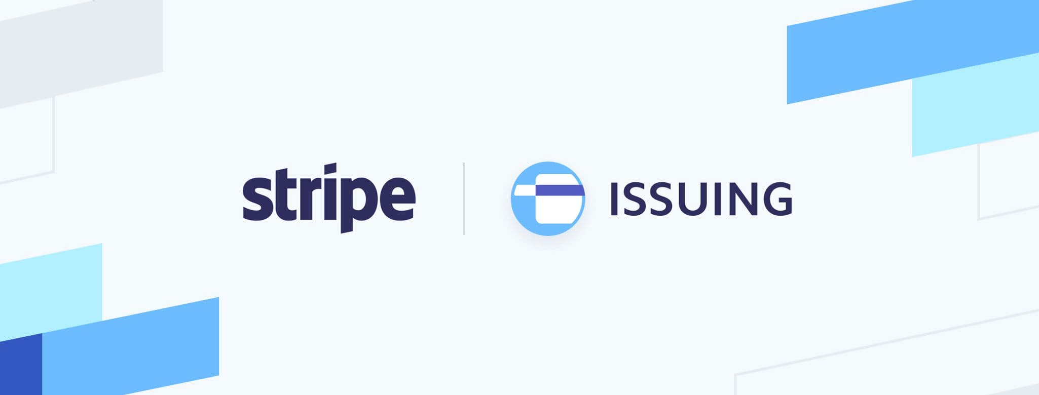 Banner Stripe fa le carte. Attiva in Europa Stripe Issuing