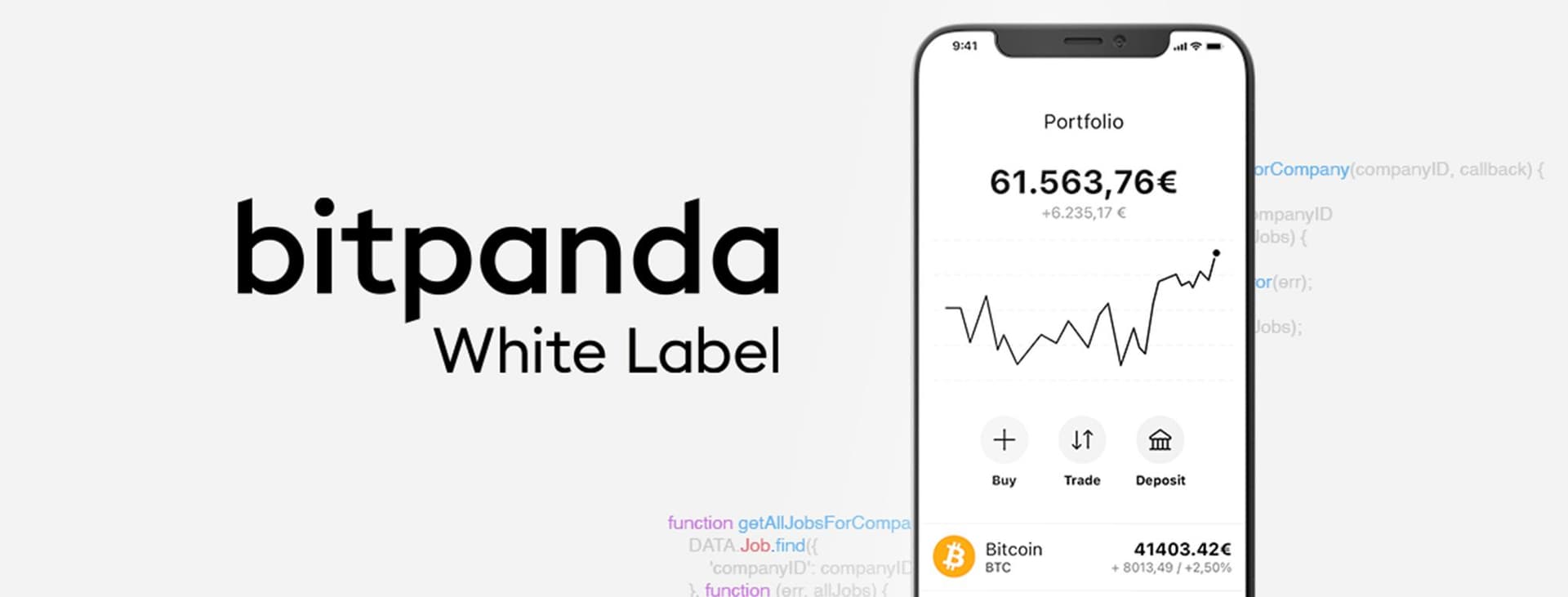 Banner Bitpanda lancia White Label Solution: la piattaforma di trading digitale per il mondo bancario
