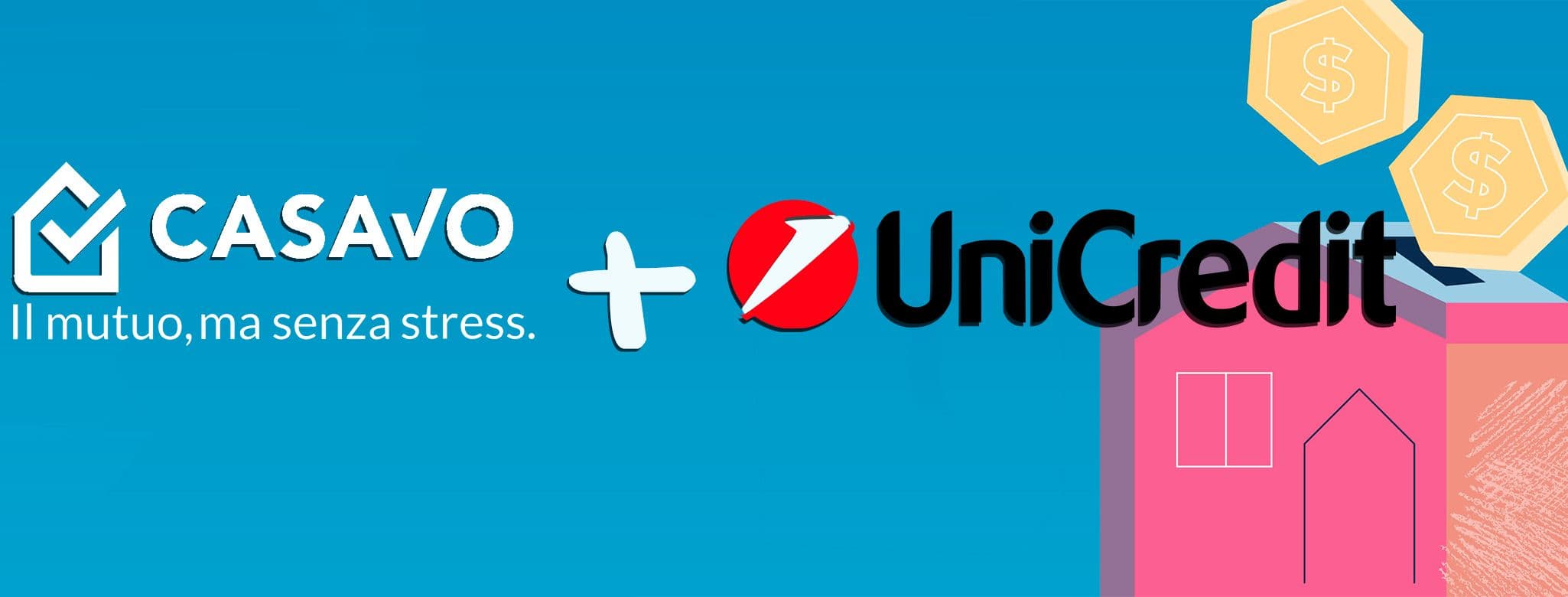 Banner Unicredit investe 10milioni su Casavo per essere più digitale nei servizi immobiliari