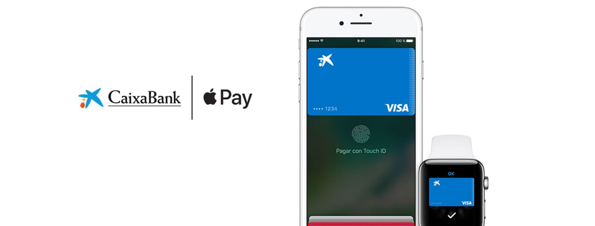 Banner CaixaBank attiva la rateizzazione per i pagamenti su Apple Pay