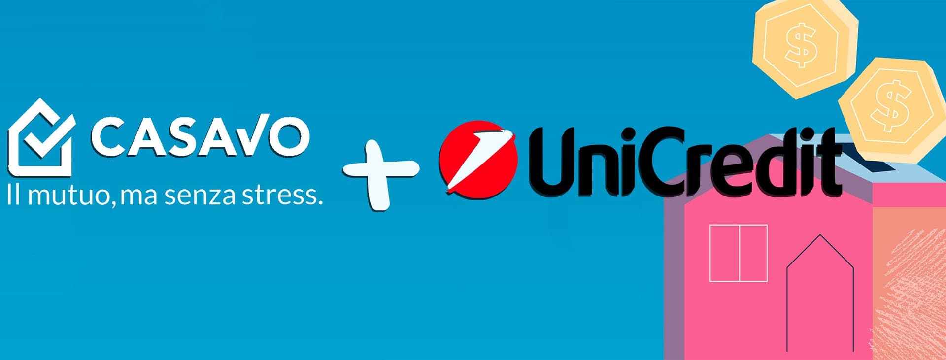 Banner Unicredit investe 10milioni su Casavo per essere più digitale nei servizi immobiliari